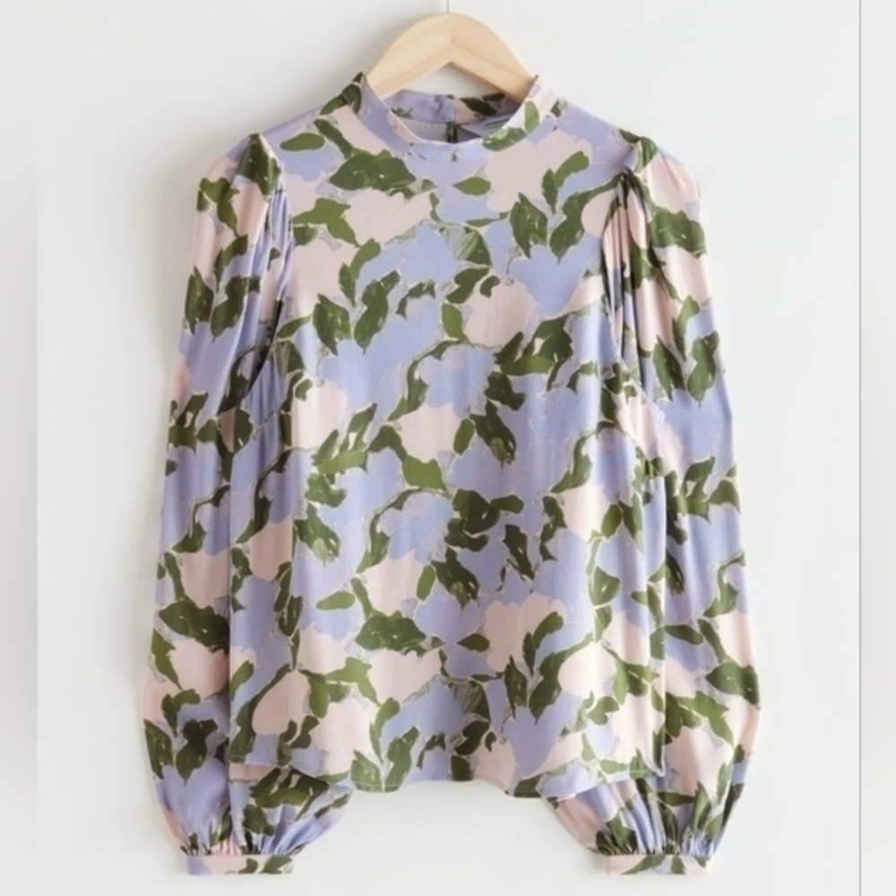 & Other Stories Floral Blouse